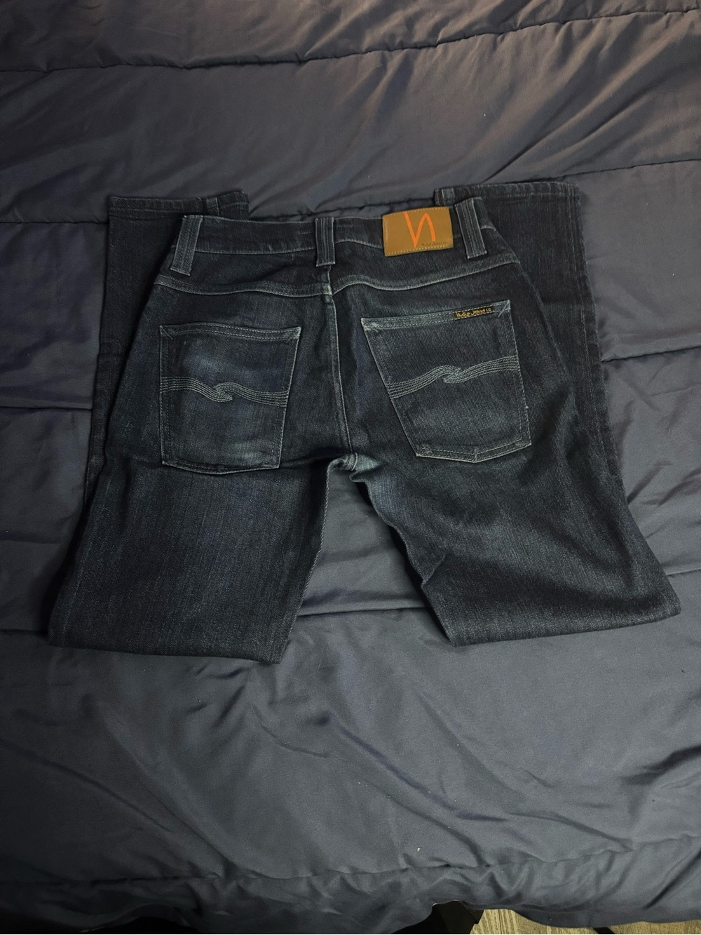 Nudie Jeans Dark Indigo Straight Leg Men's Jeans